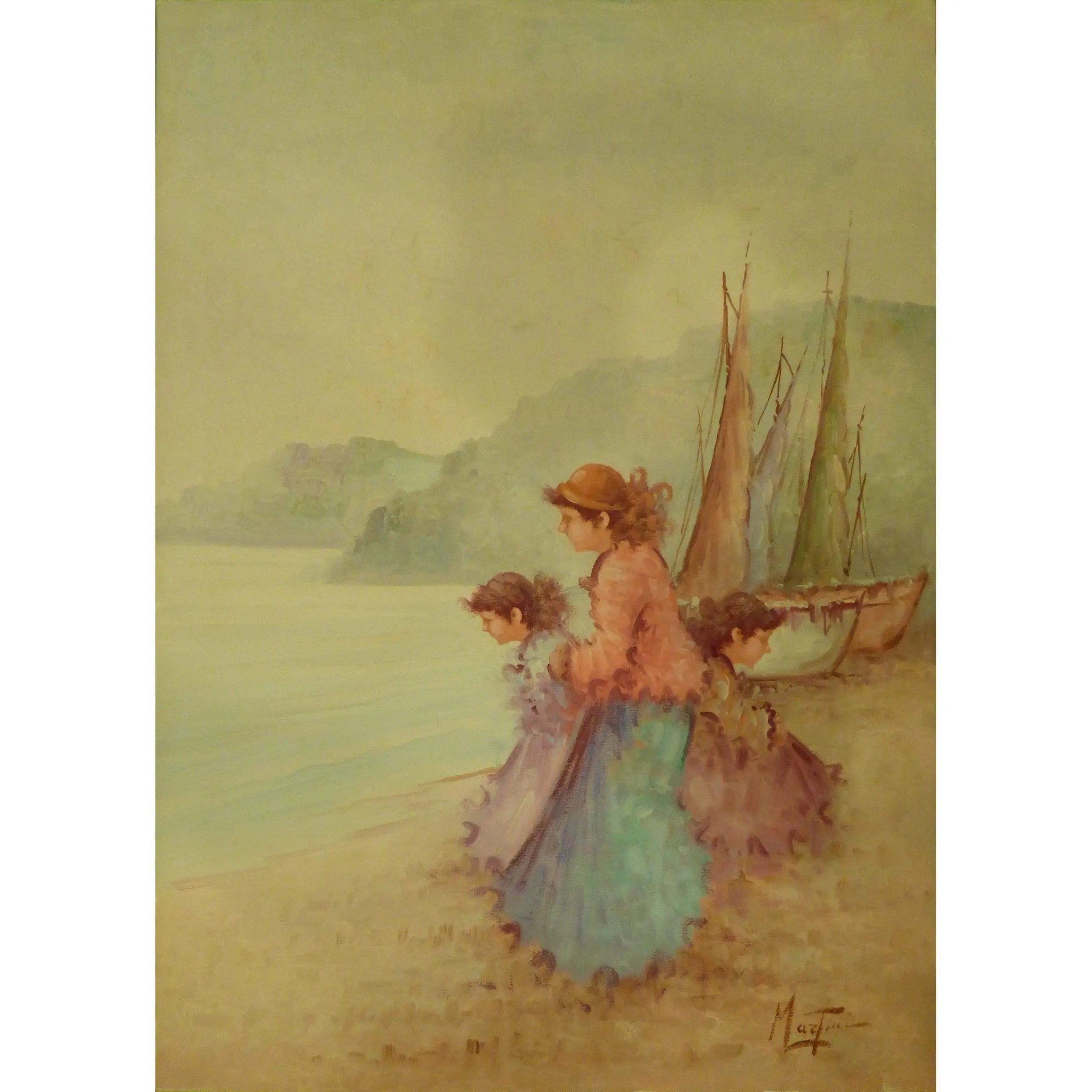 Painting Canvas Wall Art French Oil Painting MAbctilli Ready To Hang For Home Wall Art Decoration 50" X 70" Abcp-209